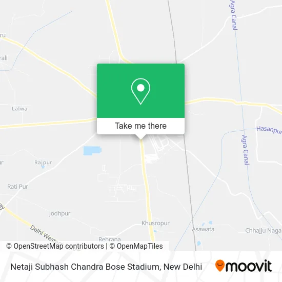 Netaji Subhash Chandra Bose Stadium map