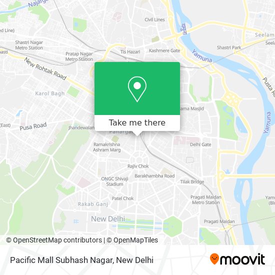 Pacific Mall Subhash Nagar map