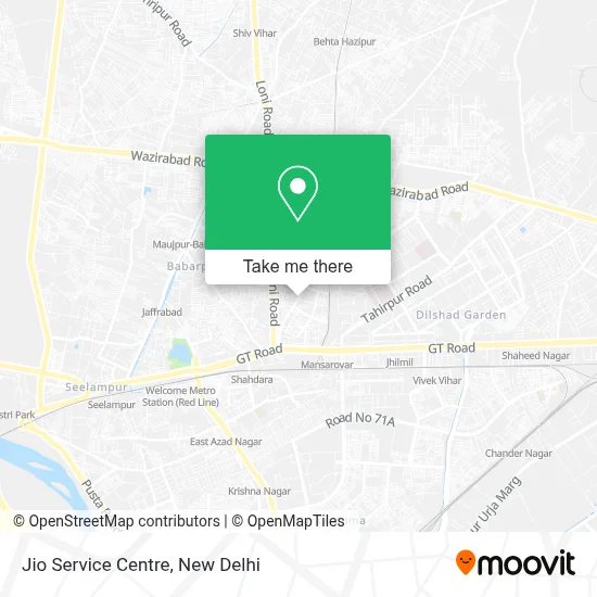 Jio Service Centre map