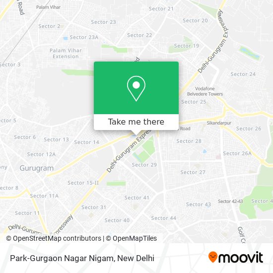 Park-Gurgaon Nagar Nigam map