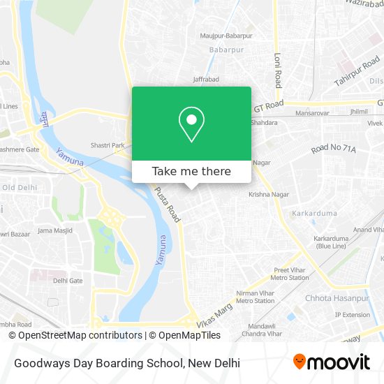 Goodways Day Boarding School map