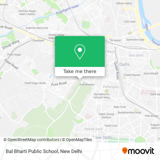 Bal Bharti Public School map
