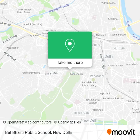 Bal Bharti Public School map