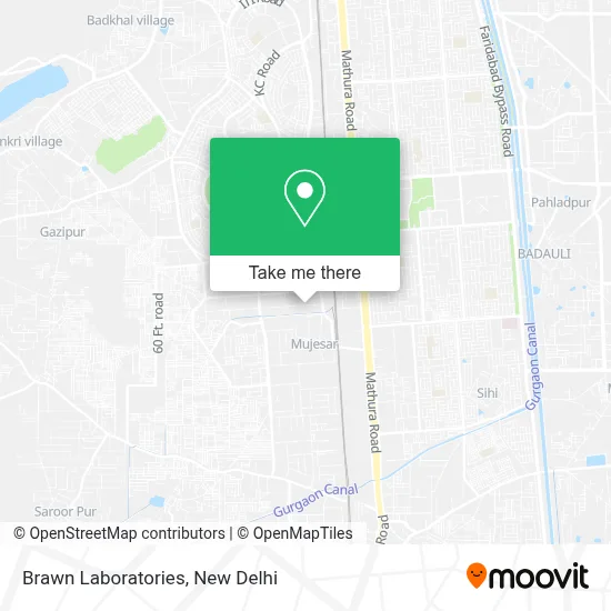 Brawn Laboratories map