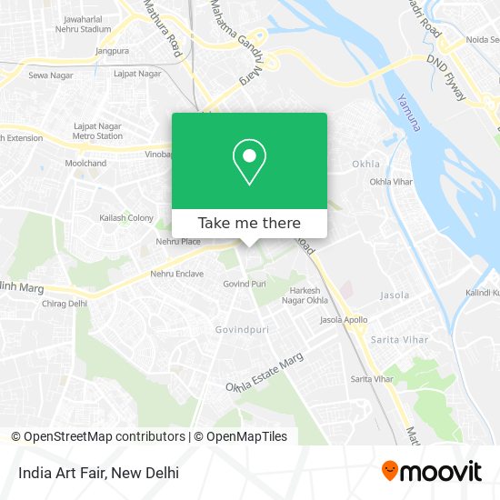 India Art Fair map