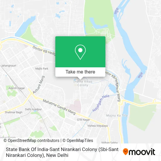State Bank Of India-Sant Nirankari Colony (Sbi-Sant Nirankari Colony) map