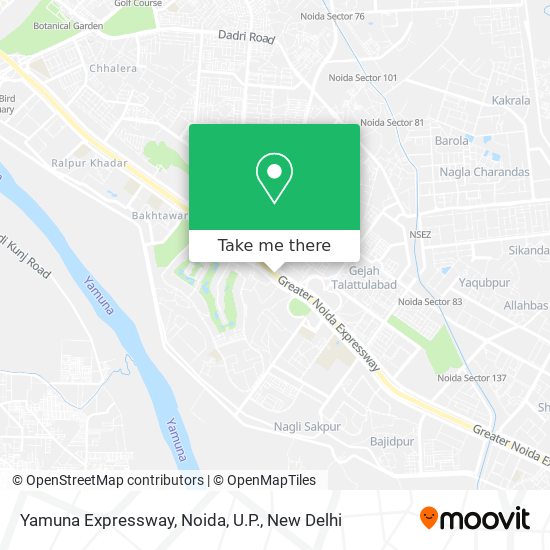 Yamuna Expressway, Noida, U.P. map