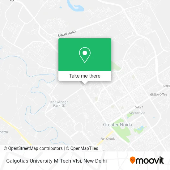 Galgotias University M.Tech Vlsi map