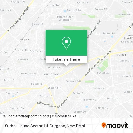 Surbhi House-Sector 14 Gurgaon map