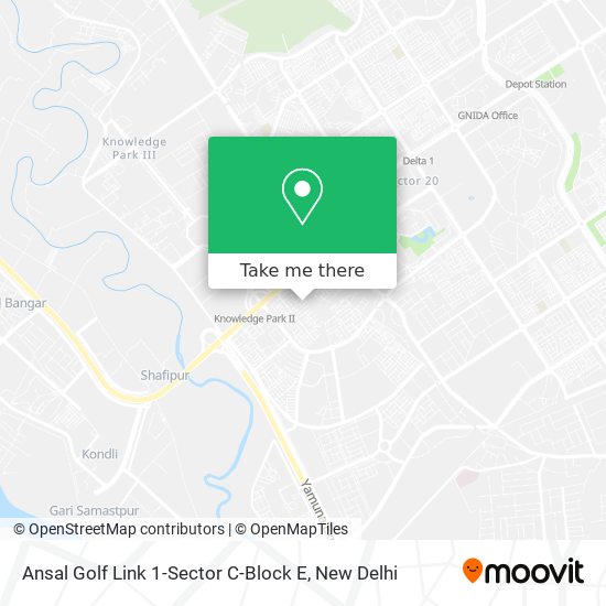 Ansal Golf Link 1-Sector C-Block E map