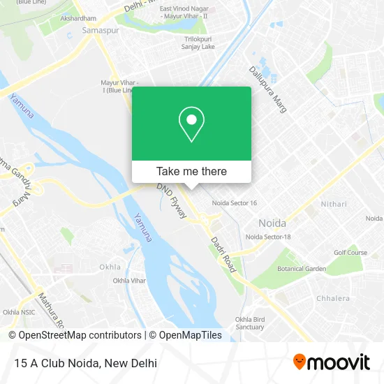 15 A Club Noida map