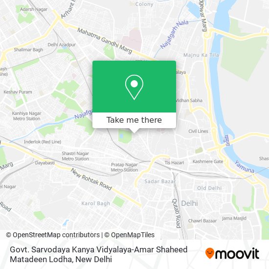 Govt. Sarvodaya Kanya Vidyalaya-Amar Shaheed Matadeen Lodha map