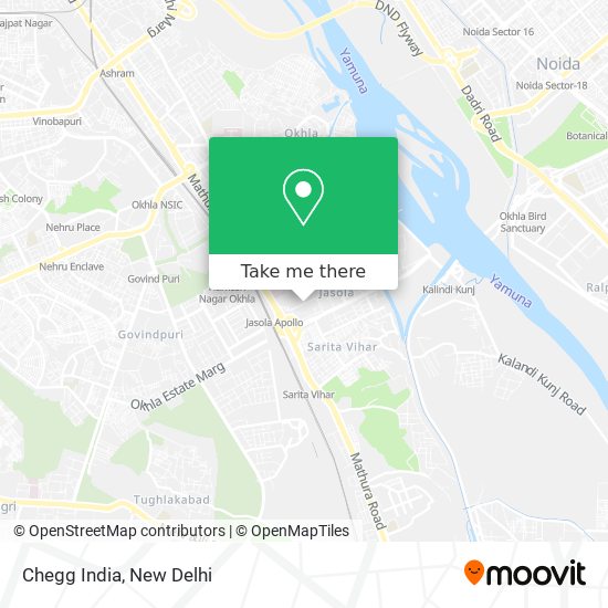 Chegg India map