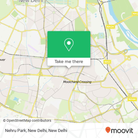 Nehru Park, New Delhi map