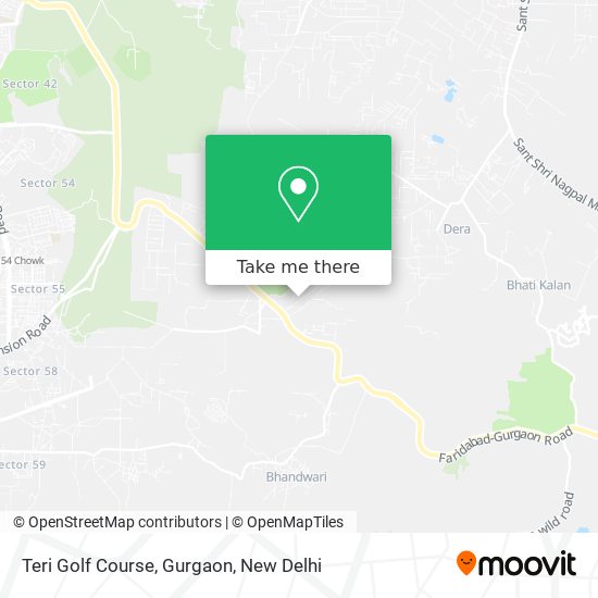 Teri Golf Course, Gurgaon map