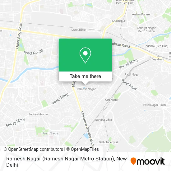 Ramesh Nagar (Ramesh Nagar Metro Station) map