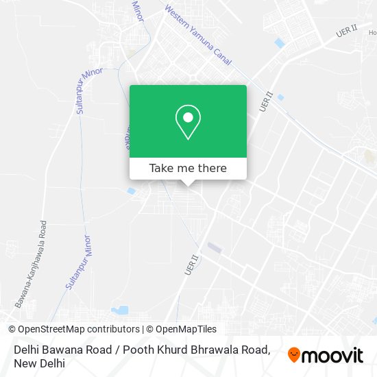 Delhi Bawana Road / Pooth Khurd Bhrawala Road map
