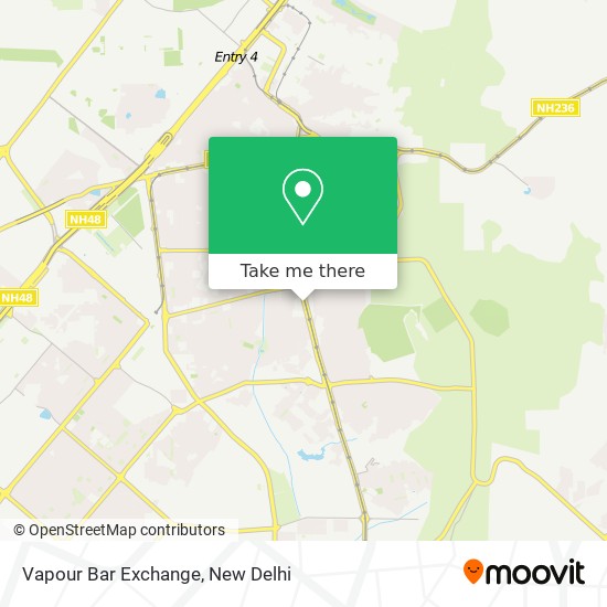 Vapour Bar Exchange map