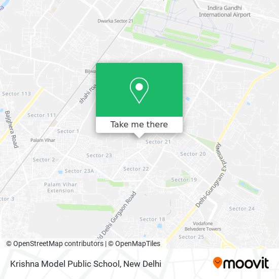 Krishna Model Public School map