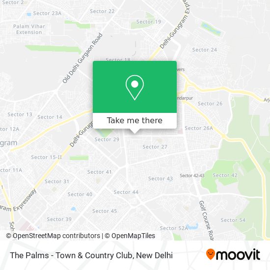The Palms - Town & Country Club map