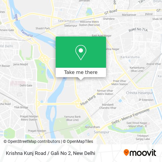 Krishna Kunj Road / Gali No 2 map