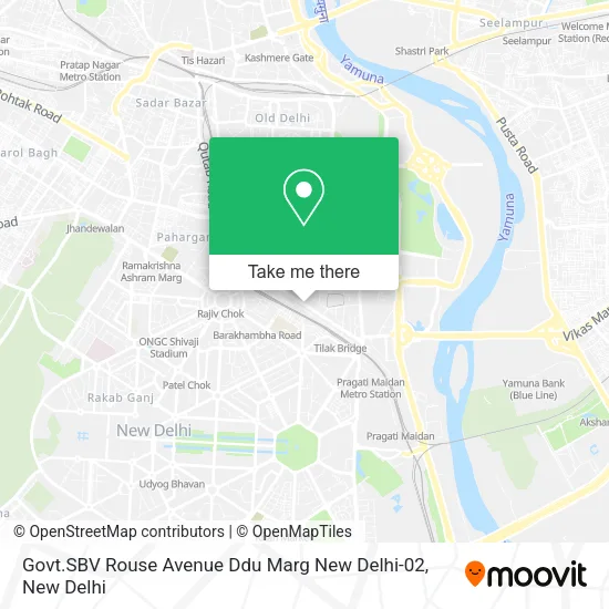 Govt.SBV Rouse Avenue Ddu Marg New Delhi-02 map