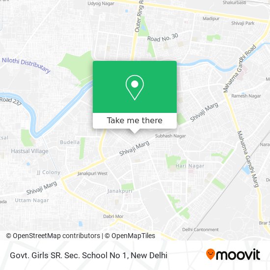Govt. Girls SR. Sec. School No 1 map