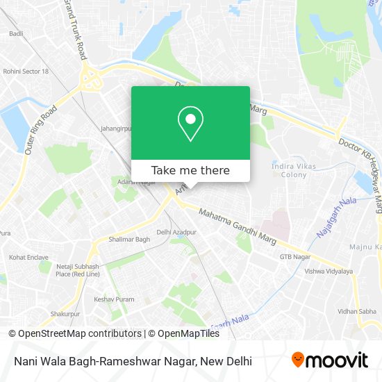 Nani Wala Bagh-Rameshwar Nagar map