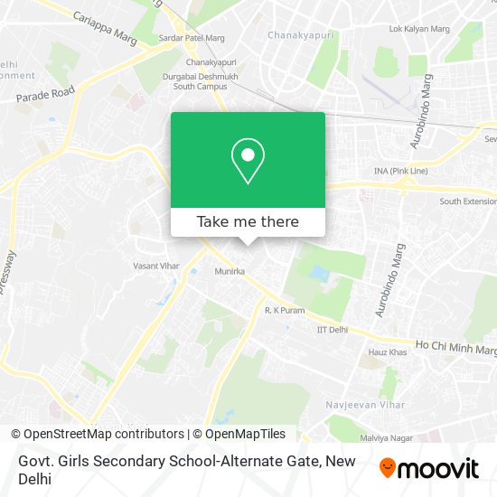 Govt. Girls Secondary School-Alternate Gate map