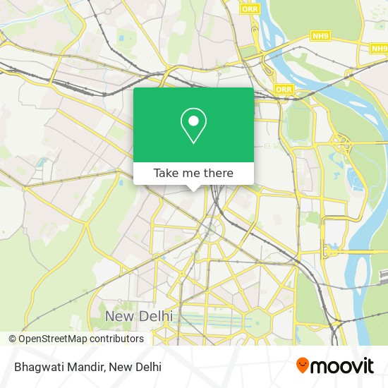 Bhagwati Mandir map