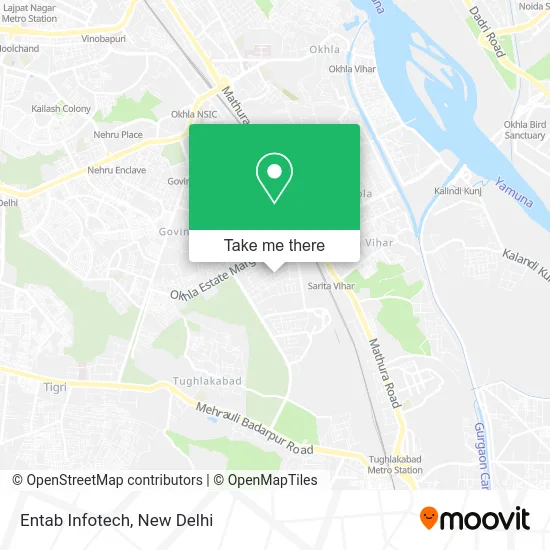 Entab Infotech map