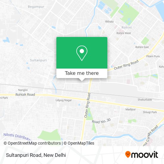 Sultanpuri Road map