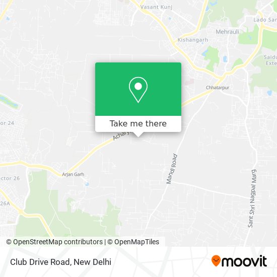 Club Drive Road map