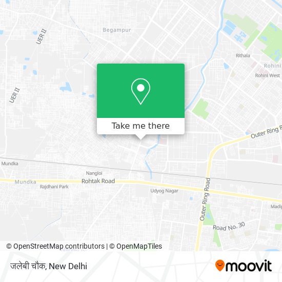 जलेबी चौक map