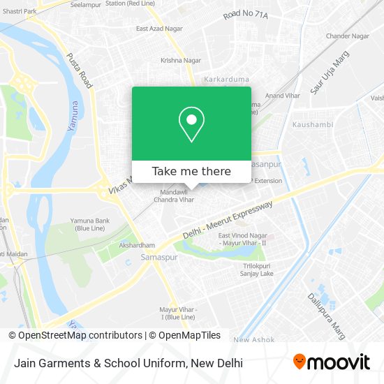 Jain Garments & School Uniform map