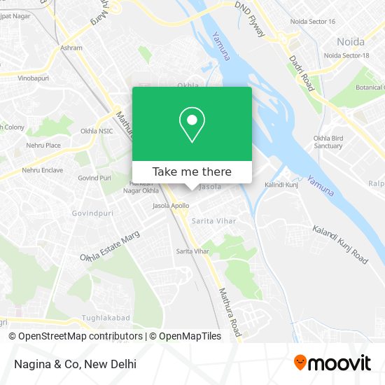 Nagina & Co map