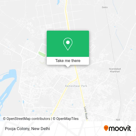 Pooja Colony map