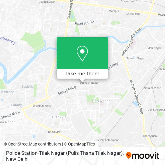 Police Station-Tilak Nagar (Pulis Thana Tilak Nagar) map