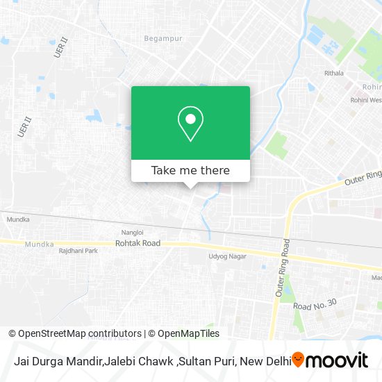 Jai Durga Mandir,Jalebi Chawk ,Sultan Puri map