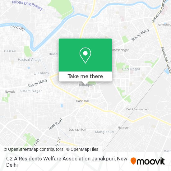 C2 A Residents Welfare Association Janakpuri map