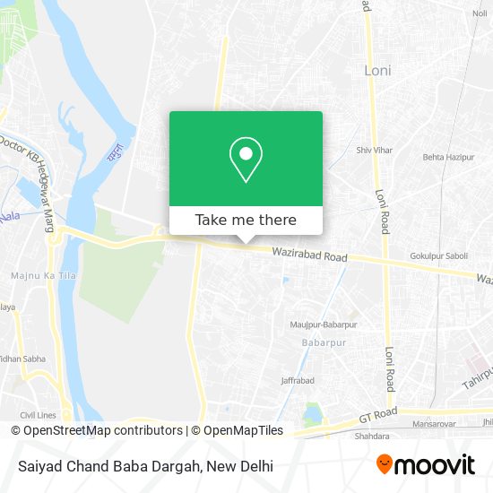 Saiyad Chand Baba Dargah map