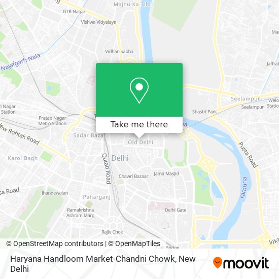 Haryana Handloom Market-Chandni Chowk map
