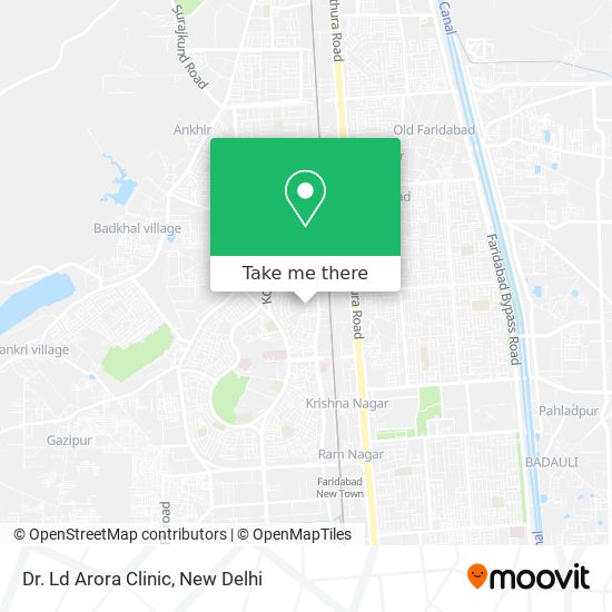 Dr. Ld Arora Clinic map