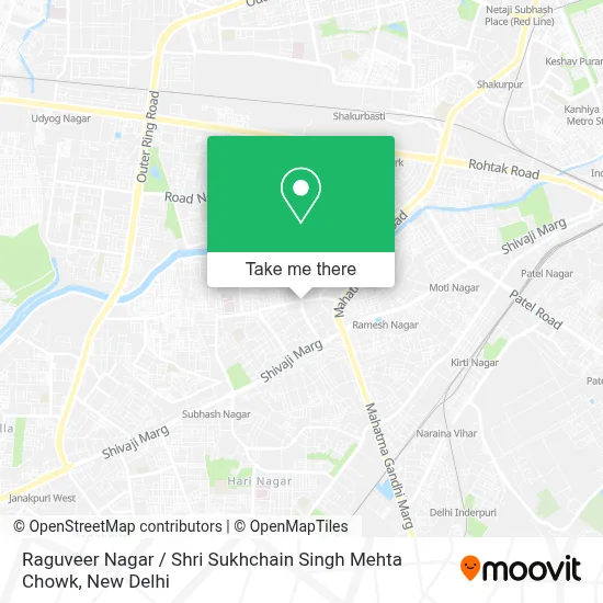 Raguveer Nagar / Shri Sukhchain Singh Mehta Chowk map