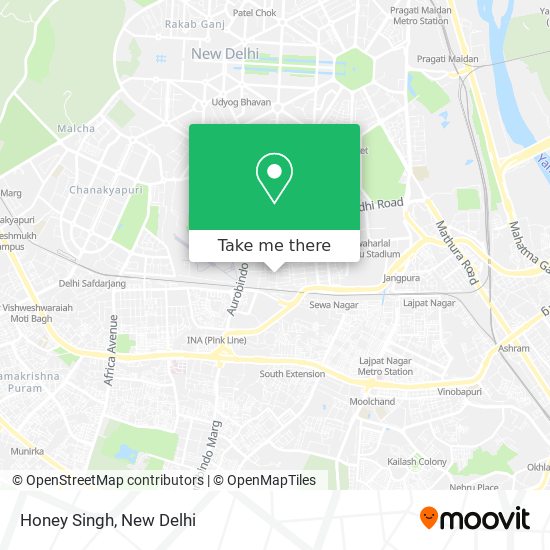 Honey Singh map