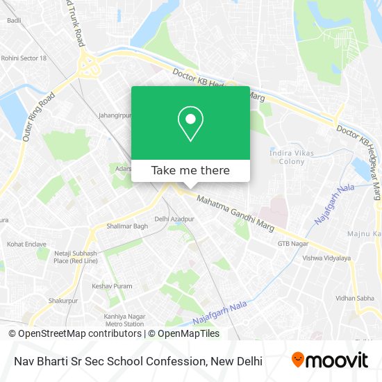 Nav Bharti Sr Sec School Confession map