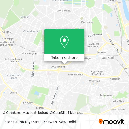 Mahalekha Niyantrak Bhawan map