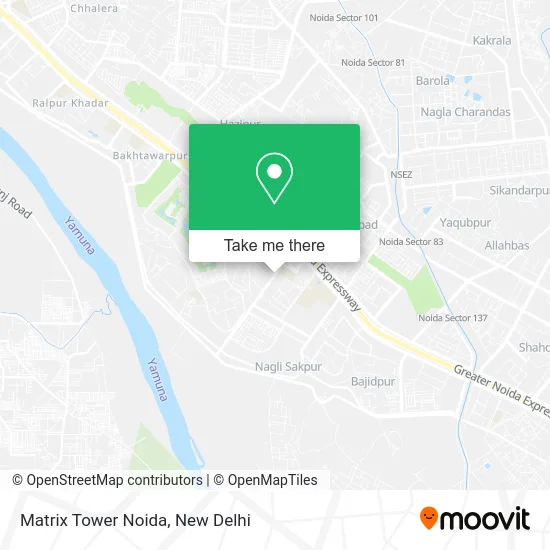 Matrix Tower Noida map