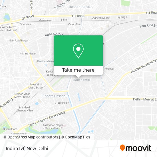 Indira Ivf map