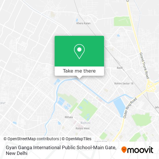Gyan Ganga International Public School-Main Gate map
